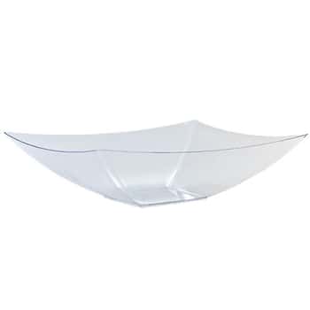 Clear 128 oz. Rectangular Plastic Serving Bowl - Lillian