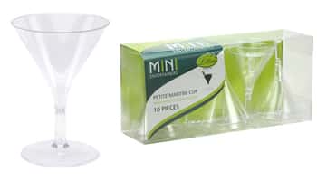 Mini Petite Martini Cup - 10-Packs - Clear - Lillian