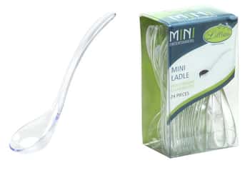 Mini Ladle - 24-Packs - Clear - Lillian