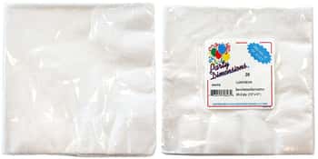 White Lunch Napkins 20-Packs - Party Dimensions