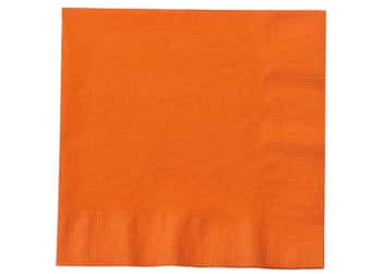 Orange Paper Luncheon Napkins by Party Dimensions - 6.5'' x 6.5'' - 20-Packs