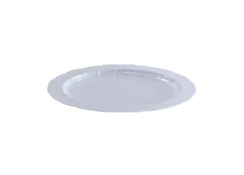 Pearl 9'' Round Elegance Plastic Plates by Lillian - 20-Packs