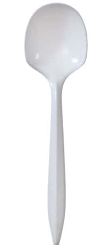 White Medium Weight Soupspoon 1000-Packs - Nicole Home Collection