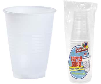 12 oz. Translucent Cup 20-Packs - Party Dimensions