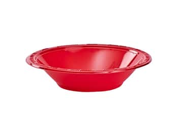 Red 12oz Plastic Bowls by Hanna K. Signature - 50-Packs