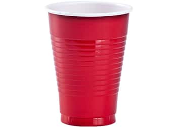 Red 12oz Plastic Cups by Party Dimensions - 20-Packs