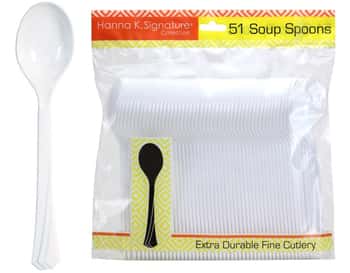 Pearl Heavyweight Plastic Soupspoon 51-Packs - Hanna K. Signature