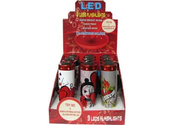 Passion Heart Graphic LED Mini Flashlights