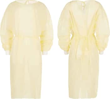 Yellow Medical Isolation Gowns