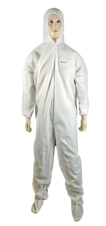 SMS Disposable Coveralls w/ Hood & Boots - Size: 2XL