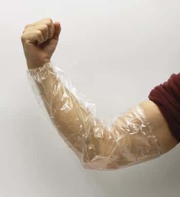 18" Disposable Polyethylene Sleeves - Clear