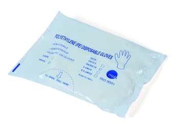 Cast Polyethelene Disposable Gloves - Size: Large