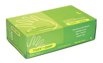 Powder Free Disposable Vinyl Gloves - Tuff Grip - Size: 2XL