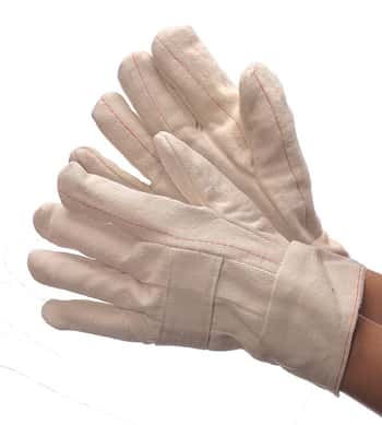 Premium 24 oz. Standard Feature Nap-Out Cotton Hot Mill Gloves - Size: Men's