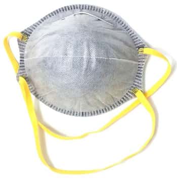 Carbon Filter N95 Particulate Respirators w/ Rubber Straps