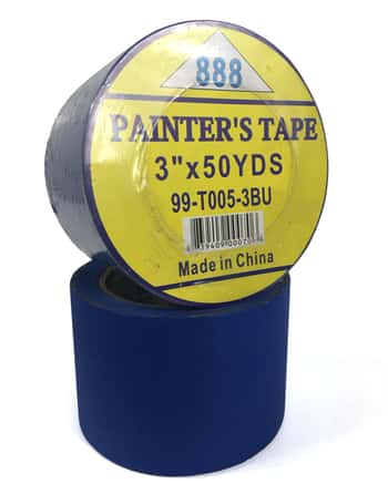 Blue Painter's Masking Tape - 3" x 50 yd
