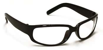 Legend Safety Glasses - Black Frame w/ Clear Lenses