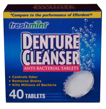 Freshmint Boxed Denture Cleanser Tablets