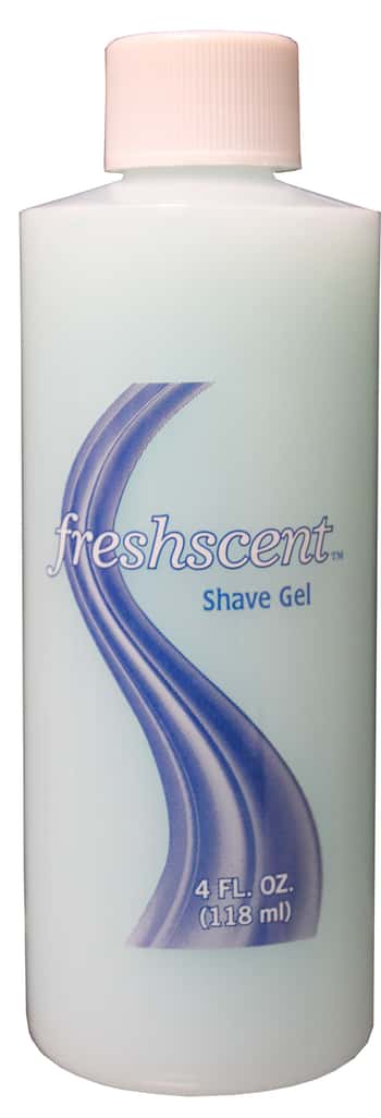 Freshscent 4 oz. Shave Gel (clear bottle)