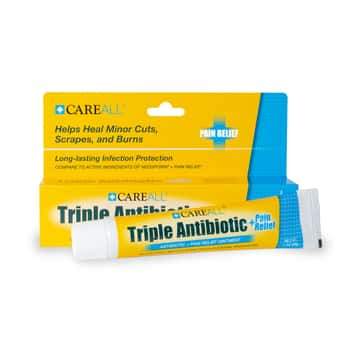 1 oz. CareALL Triple Antibiotic Ointment Plus Pain Relief (NBE Neosporin Plus)