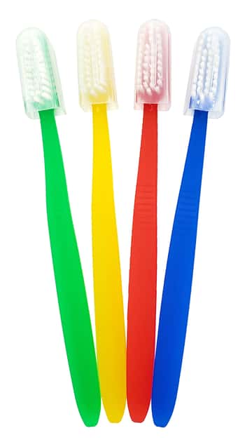 Multicolor Toothbrushes w/ Caps