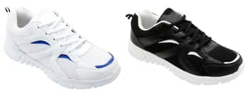 Men's Slip-On Breathable Shoes w/ & Adjustable Laces & Heel Strap - Choose Your Color(s)