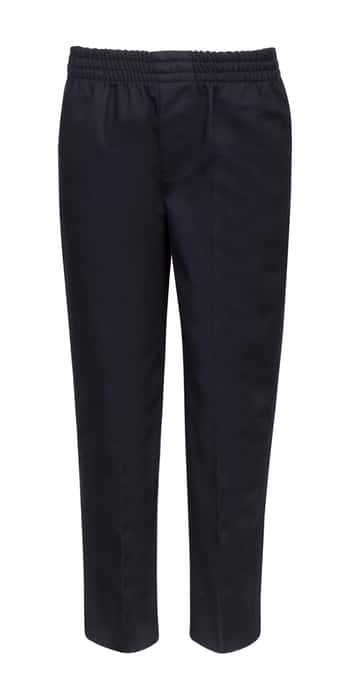 Little Boy's & Girl's Pull-On School Uniform Trouser Pants - Navy Blue - Choose Your Sizes (4-7)