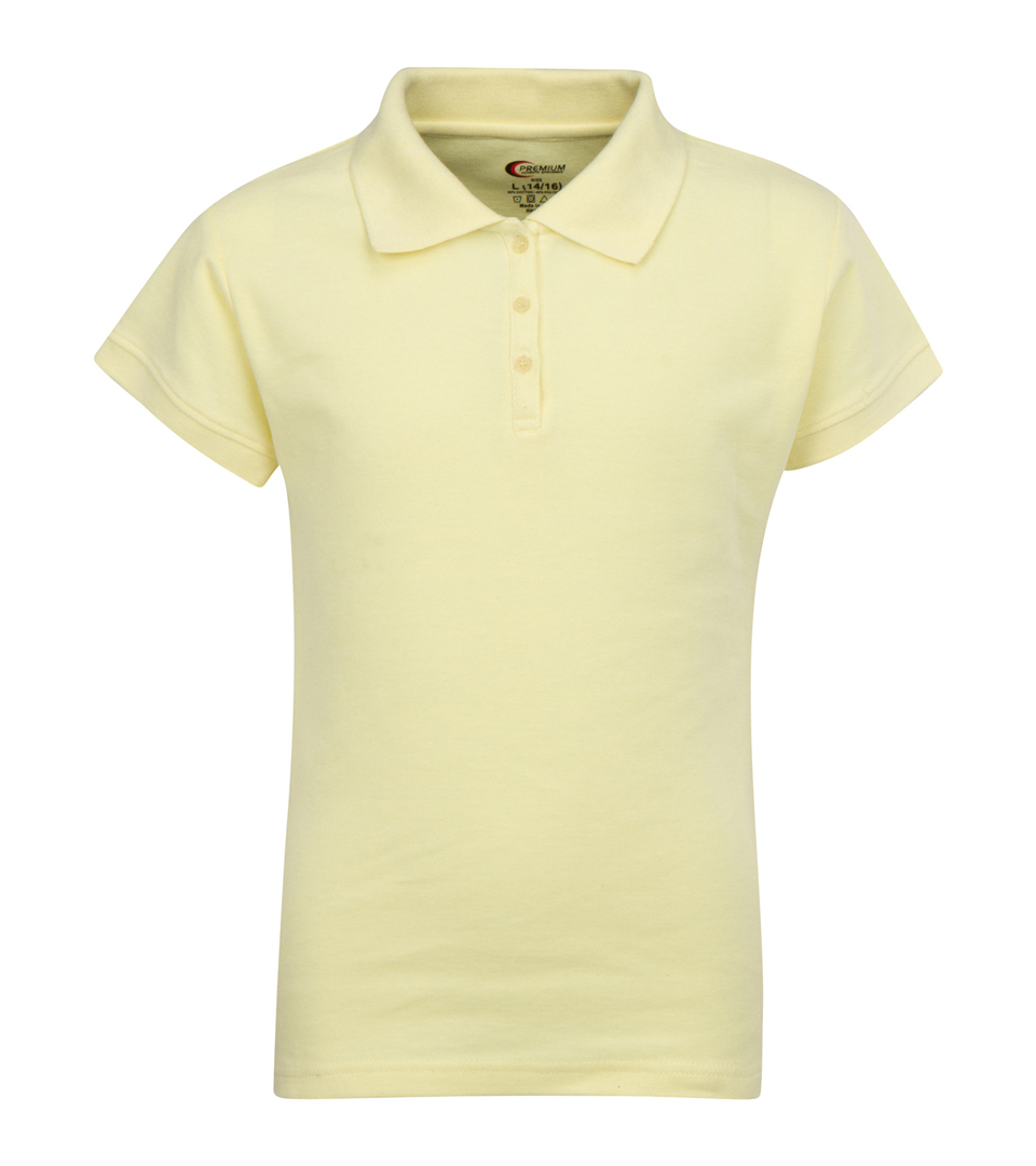 Dark yellow school polo shirts shop
