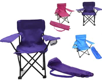 Beach Baby Children's Folding Camp Chairs w/ Matching Tote bag - Choose Your Color(s)