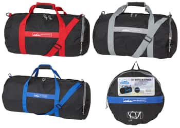 24" Collapsible Duffle Bags (Converts to Pouch)