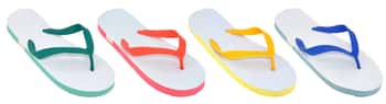 Women's Flip Flops w/ Matching Straps - Assorted Colors - Sizes Small-XL