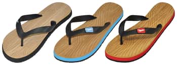 Men's Gizeh Slide Sandals w/ Wooden Surfboard Print