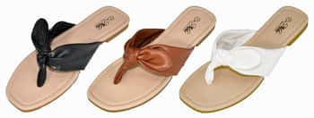 Women's Medina Faux Leather Slide Sandals