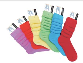 Women's Ribbed Slouch Socks - Assorted Colors