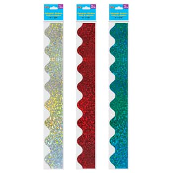 Holographic Wave Classroom Borders 18" X 2.25" - 14-Packs
