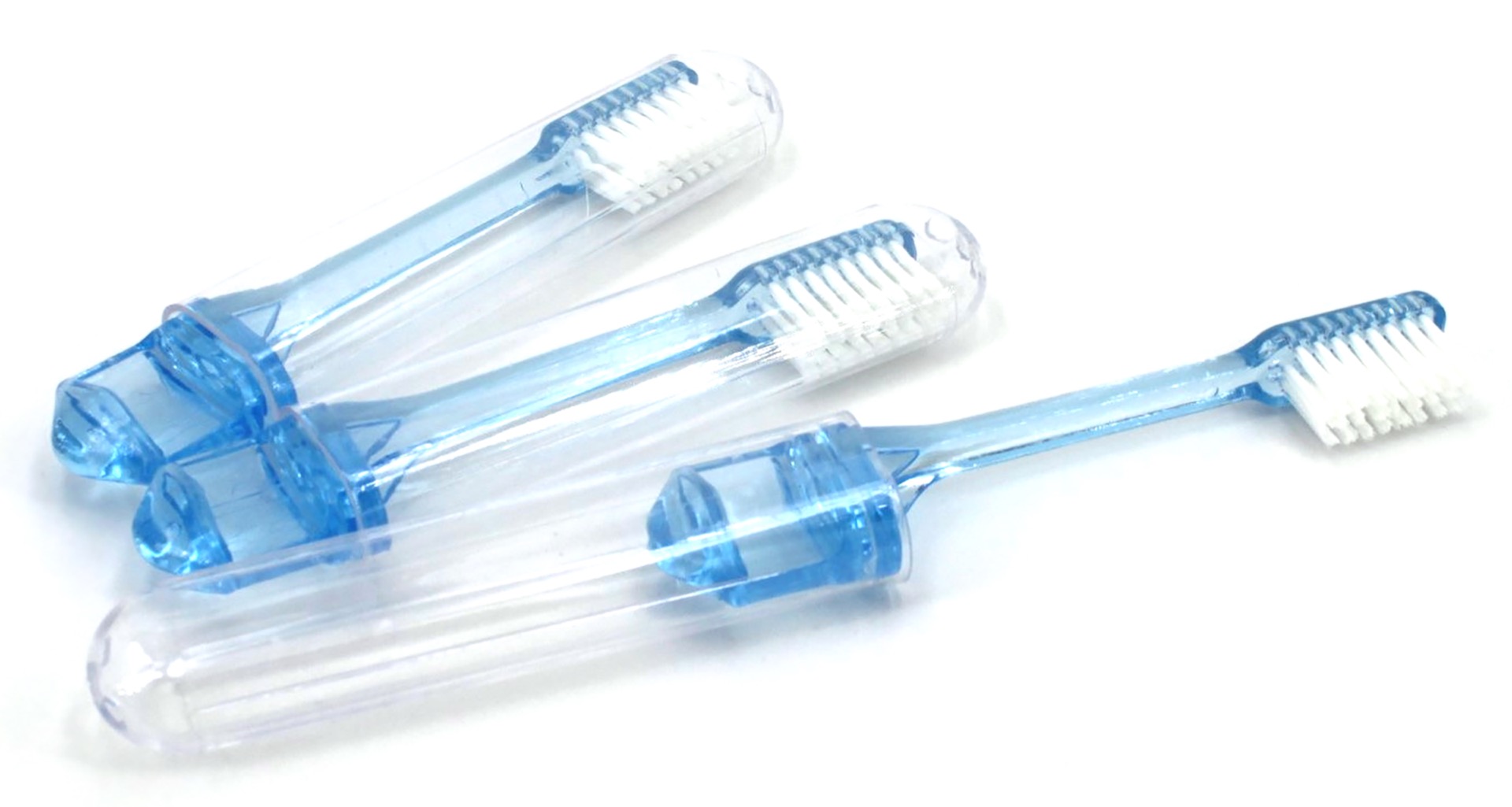 2-Piece Travel Toothbrushes