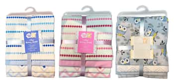 Newborn Receiving Blankets - 4-Packs