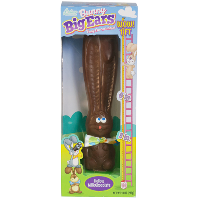 Bunny Big Ears 10 Oz Hollow Milk Chocolate12 In Tall