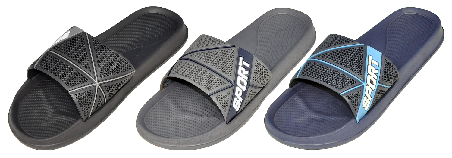 Men's AtHletic SPORT BarbaDos SliDe SanDals w/ EmbroiDereD Patterns