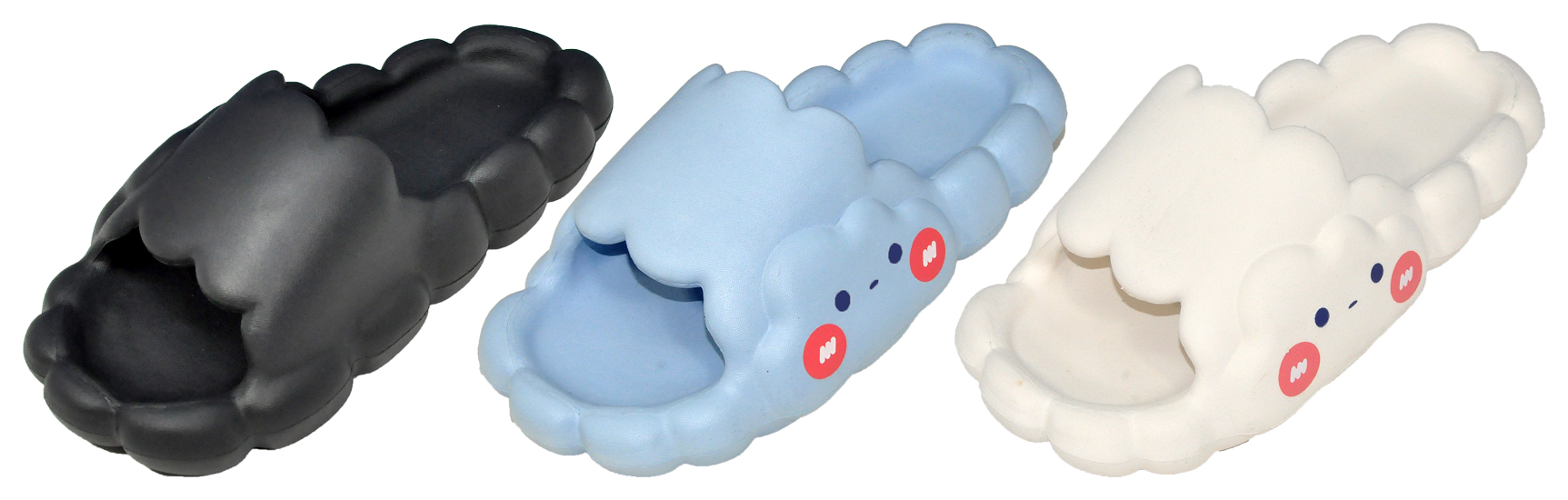 Women's Anime Cloud Slide Sandals w/ Soft Footbed