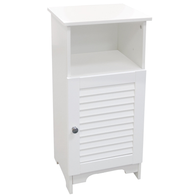 Rta Nantucket Storage Cabinet White 13.5x12x27.5 BROWN Box  W/color Picture