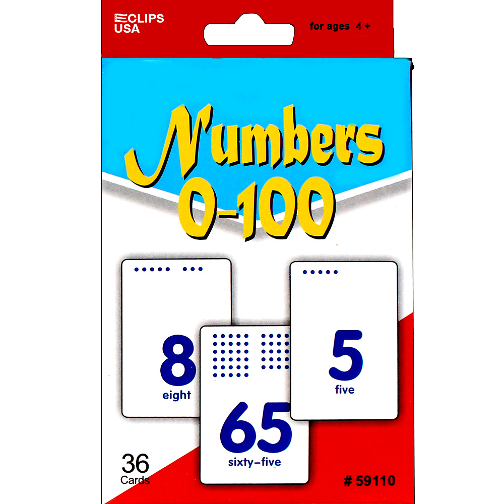 0-100 Numbers Flashcards