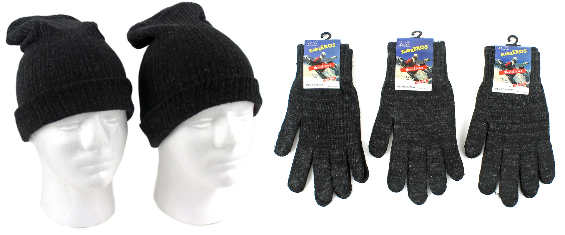 Adult Merino Wool HAT and Glove Combo