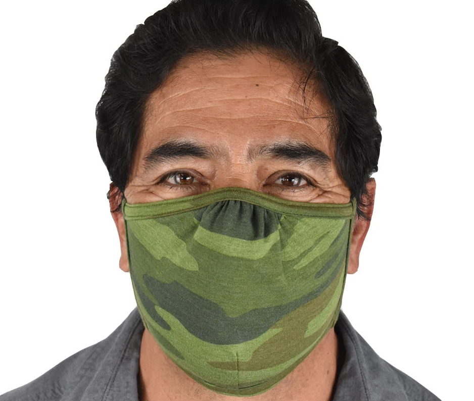 Tri-Blend Reusable Face Masks - CAMOUFLAGE Print