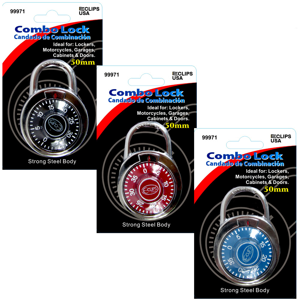AssortEd ColorEd Combination LoCks