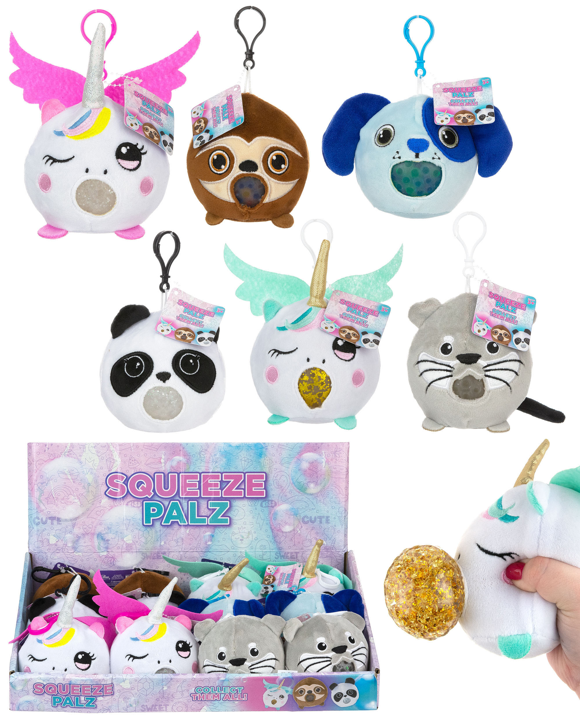 Squeeze Palz Stress Relief Squeeze Balls - Squishy ANIMALs