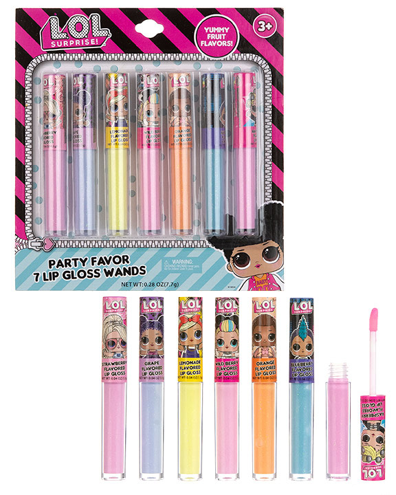 L.O.L. Surprise! Fruit Flavored LIP GLOSS - 7-Pack