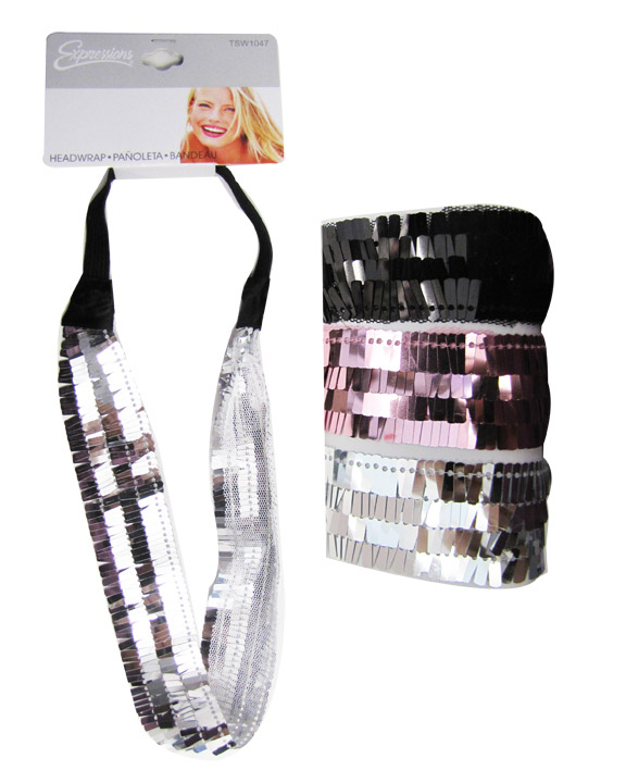 Hair Fashion SEQUIN Head Wraps