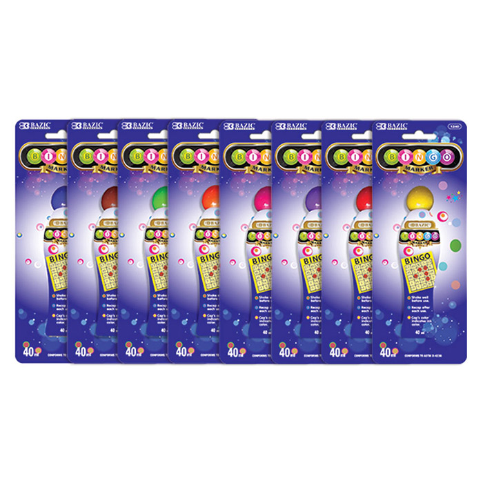 Assorted Color 40 Ml Bingo Marker