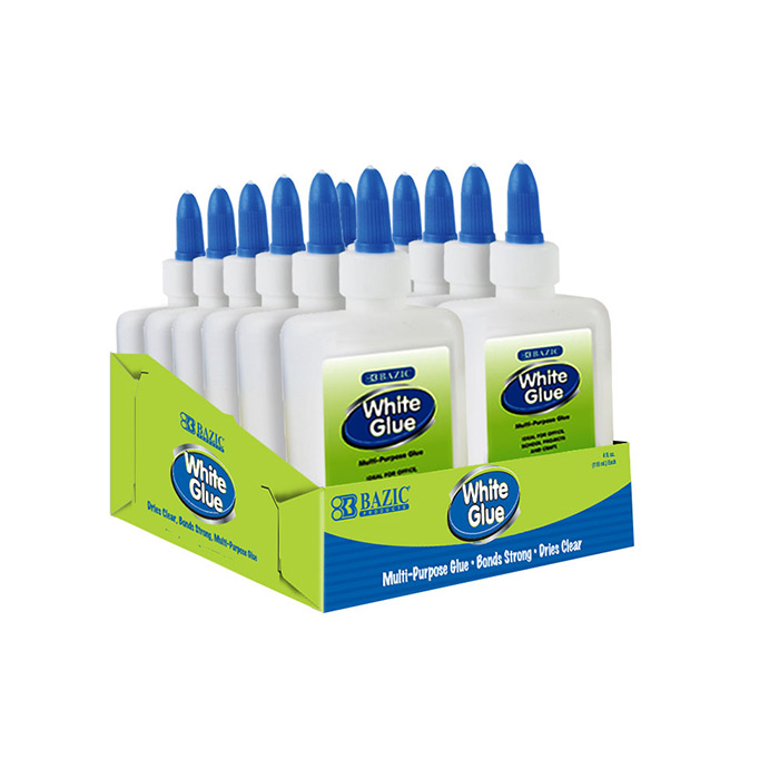 4 Oz. (118 Ml) White Glue w/ Pdq DISPLAY